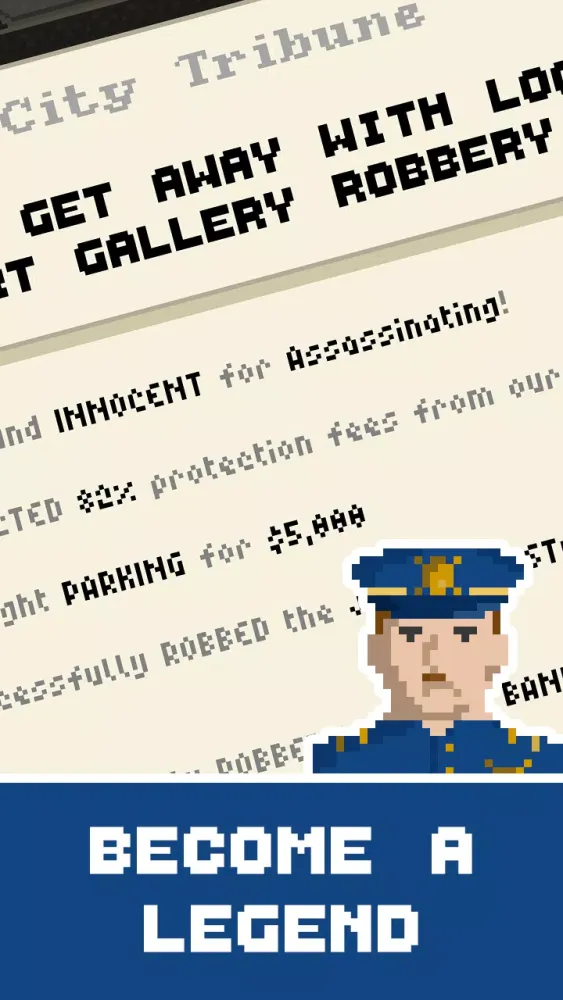Tangkapan skrin Pixel Gangsters