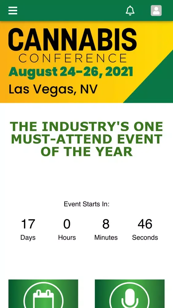 Cannabis Conference App スクリーンショット