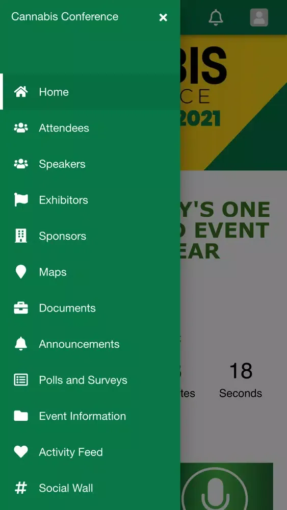 Cannabis Conference App スクリーンショット