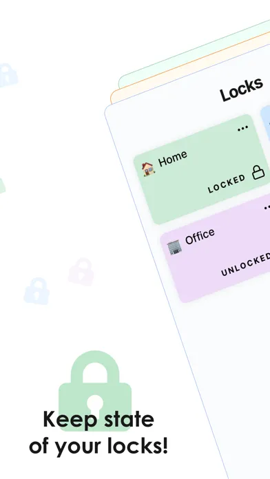 Capturas de pantalla de LocksFriend Smart Lock Tracker