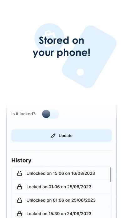 Capturas de pantalla de LocksFriend Smart Lock Tracker