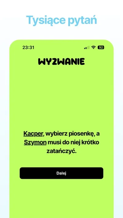 Prawda czy Wyzwanie - wybieraj應用截圖
