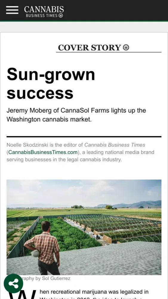 Captures d'écran de Cannabis Business Times