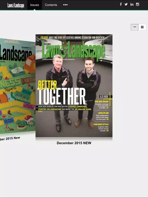 Capturas de tela do Lawn & Landscape magazine iPad 