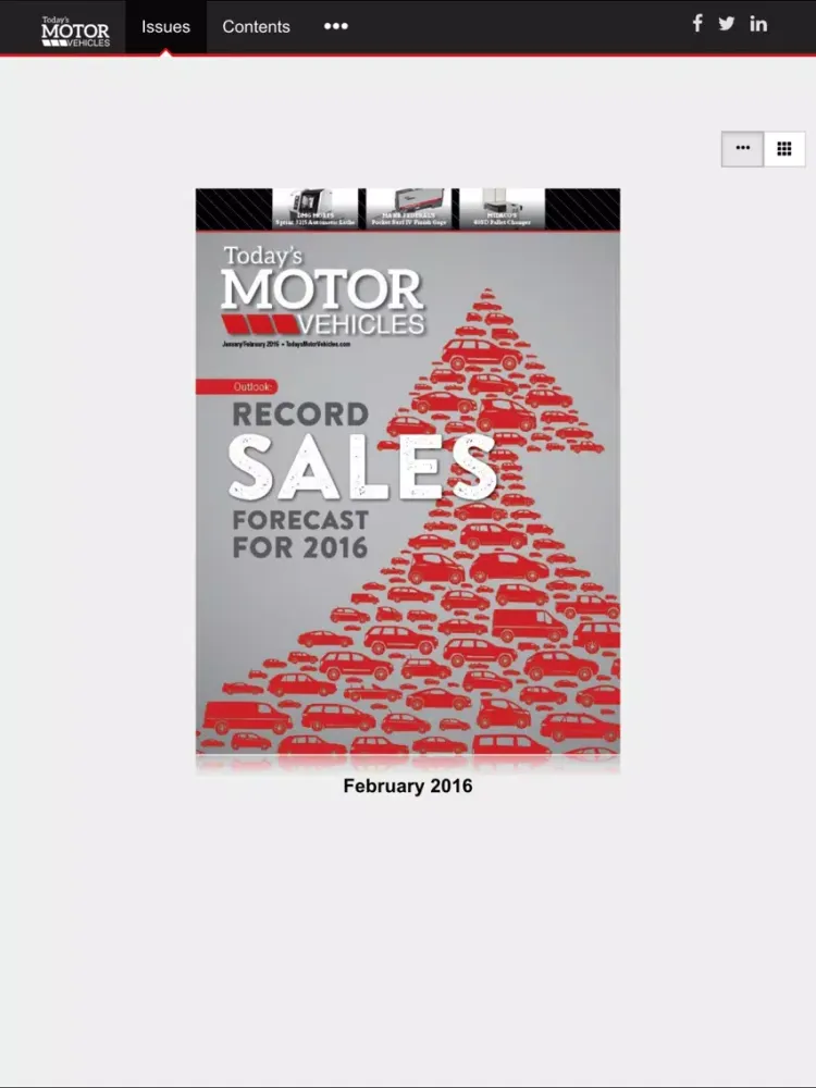 Today's Motor Vehicles iPad  スクリーンショット