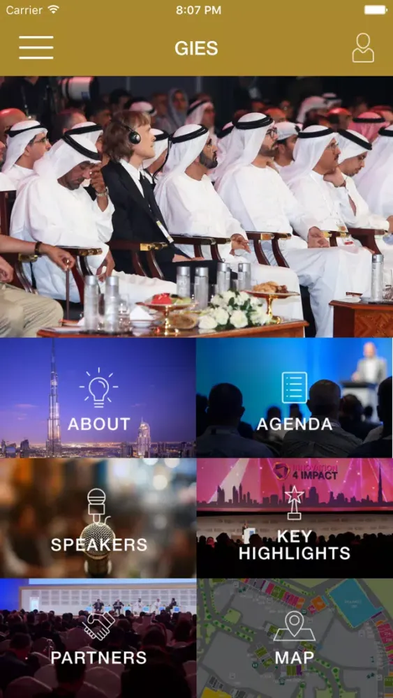 Capturas de tela do GIES 2018
