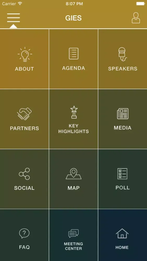 Capturas de tela do GIES 2018