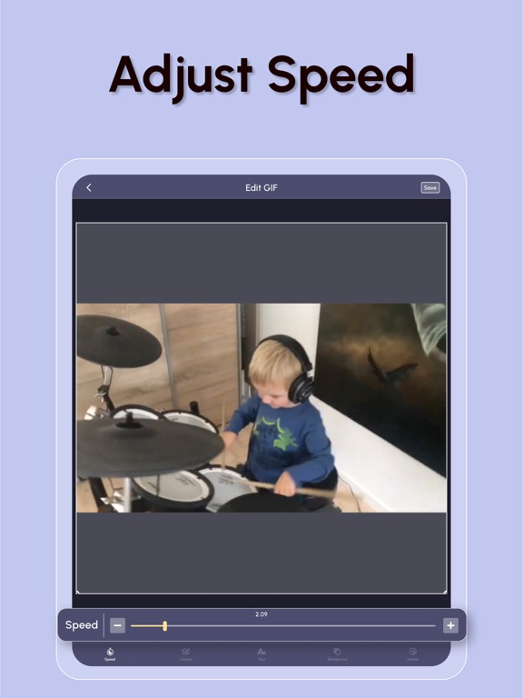 GIF Maker - Make Video to GIF° iPad  Screenshots