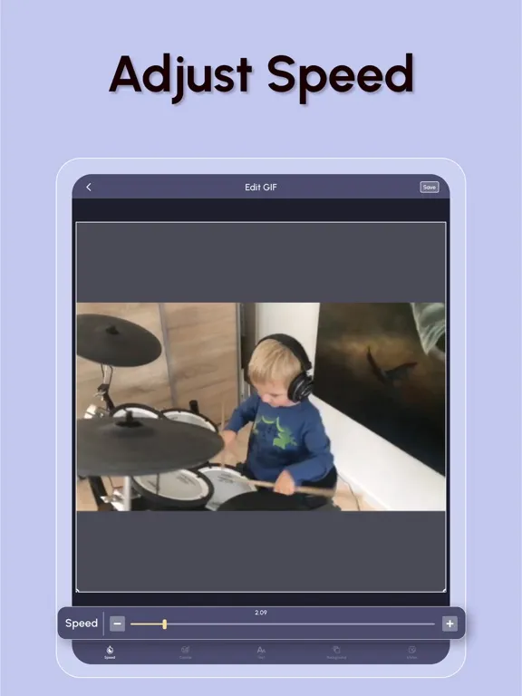 Tangkapan layar GIF Maker - Make Video to GIF° iPad 