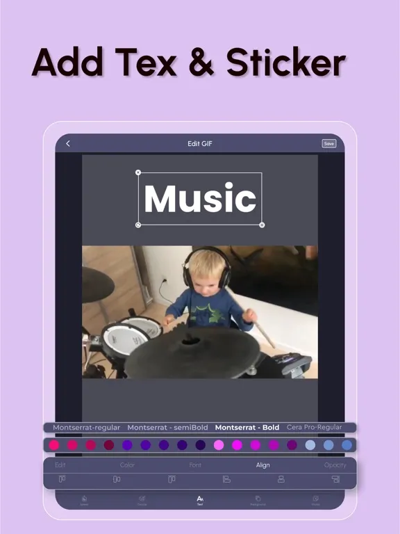 Tangkapan layar GIF Maker - Make Video to GIF° iPad 