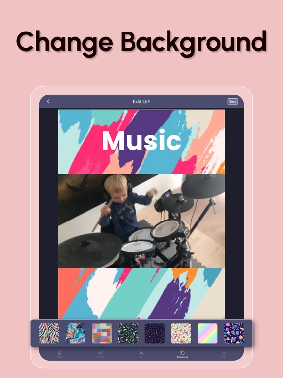 GIF Maker - Make Video to GIF° iPad  Screenshots