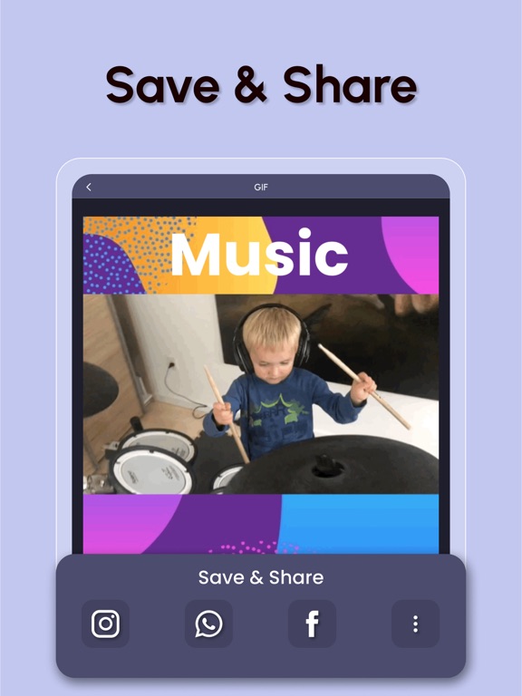 GIF Maker - Make Video to GIF° iPad  Screenshots