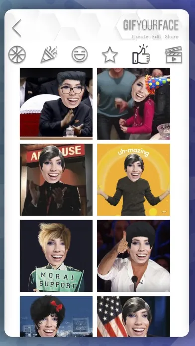 Скриншоты Gif Your Face - video editor