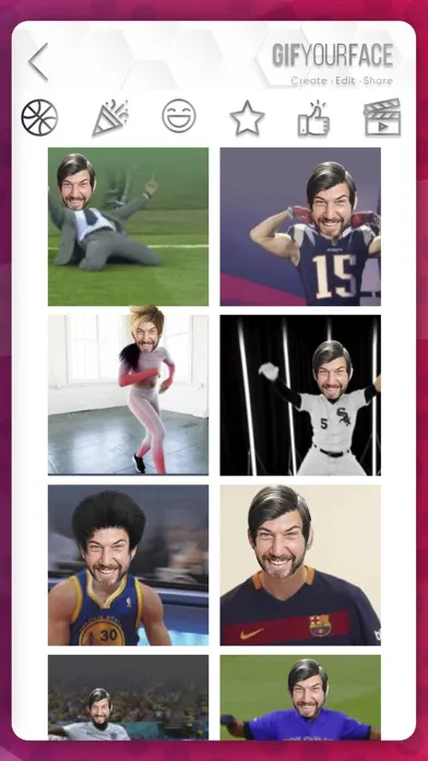 Скриншоты Gif Your Face - video editor