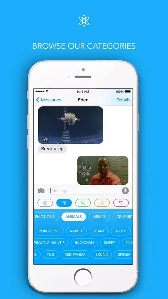 Giffage – The GIF Keyboard for GIFs 스크린샷