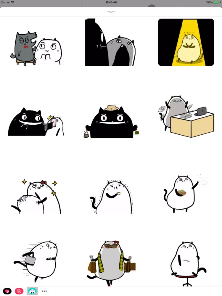 Crazy Fatty Cat Animated iPad  Screenshots