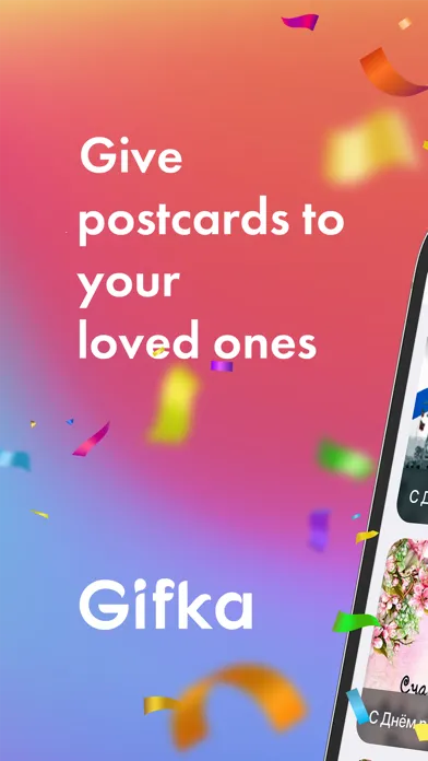 Tangkapan layar Gifka Ecards