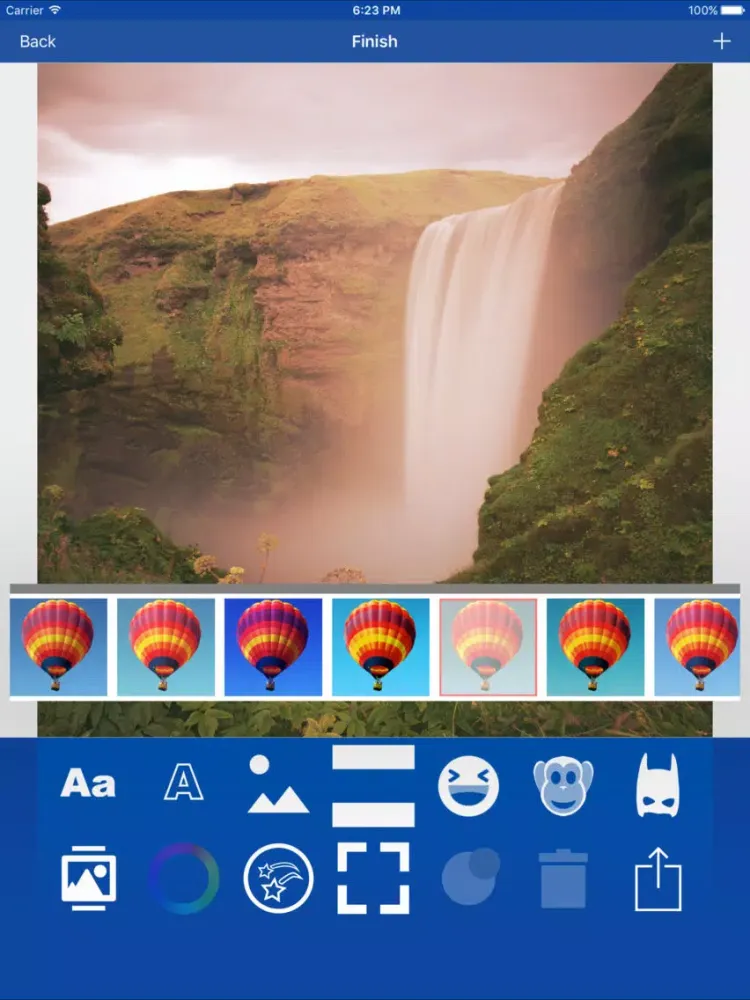 ภาพหน้าจอของ Gif Maker from Photo iPad 
