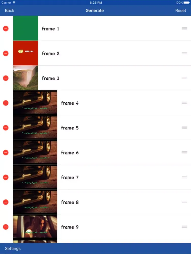 ภาพหน้าจอของ Gif Maker from Photo iPad 