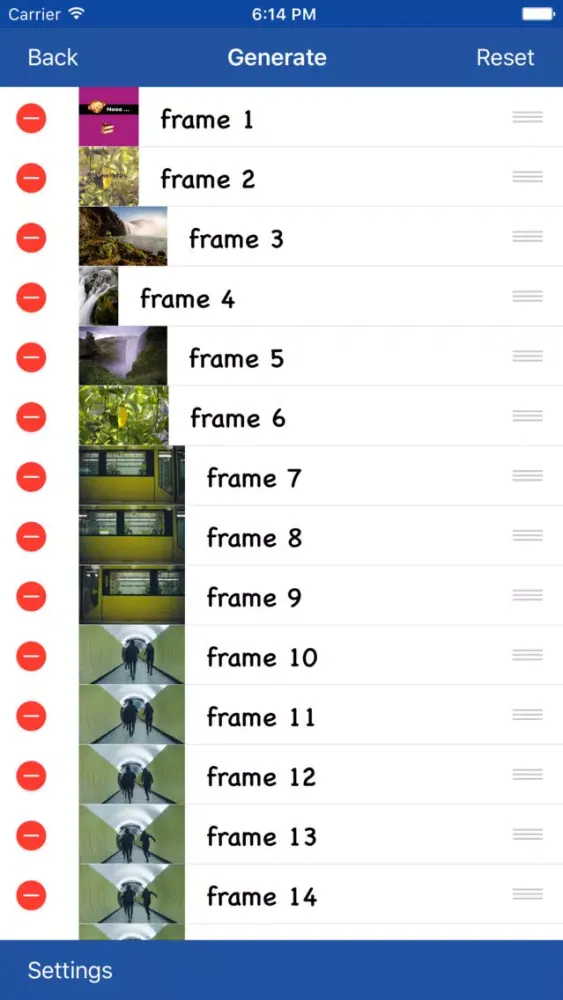 ภาพหน้าจอของ Gif Maker from Photo