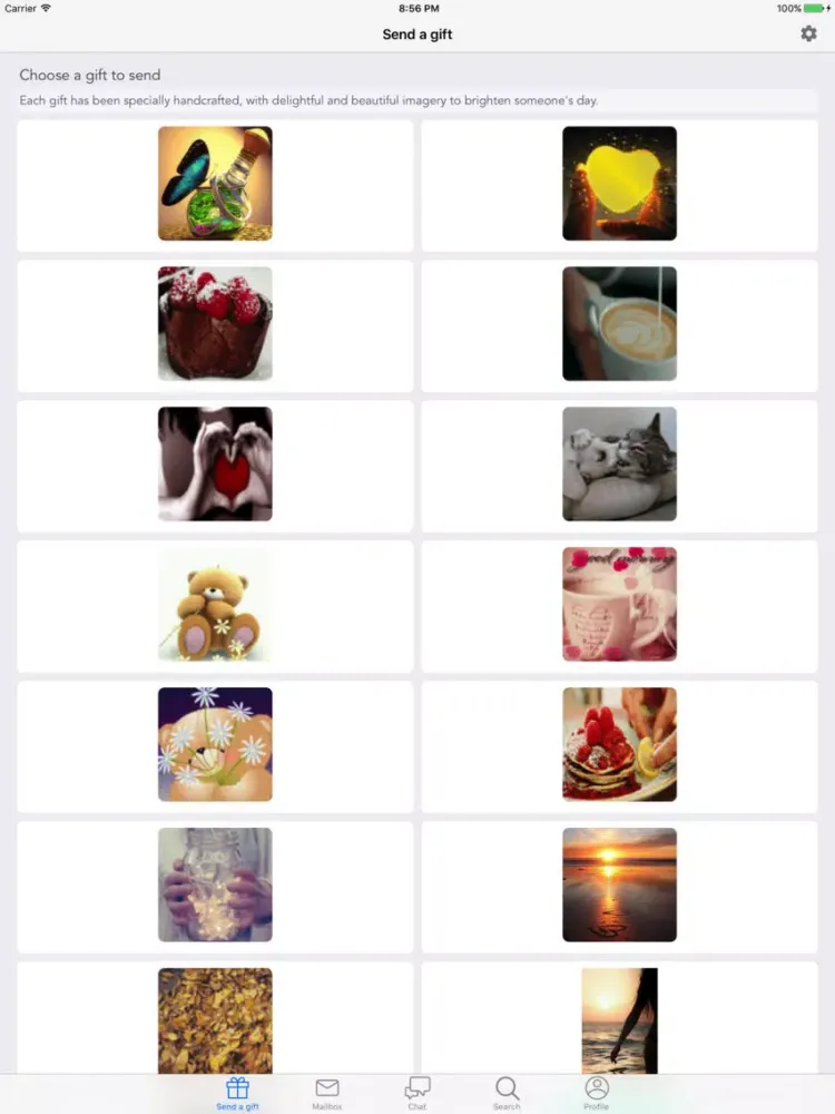 Capturas de tela do #lovepx - Gifts for friends iPad 