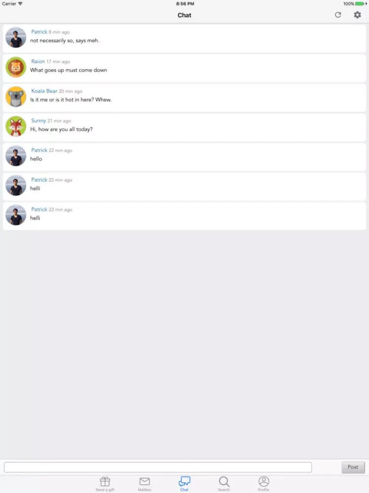 Capturas de tela do #lovepx - Gifts for friends iPad 