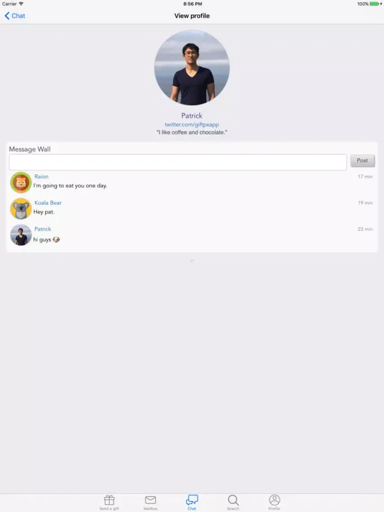 Capturas de tela do #lovepx - Gifts for friends iPad 
