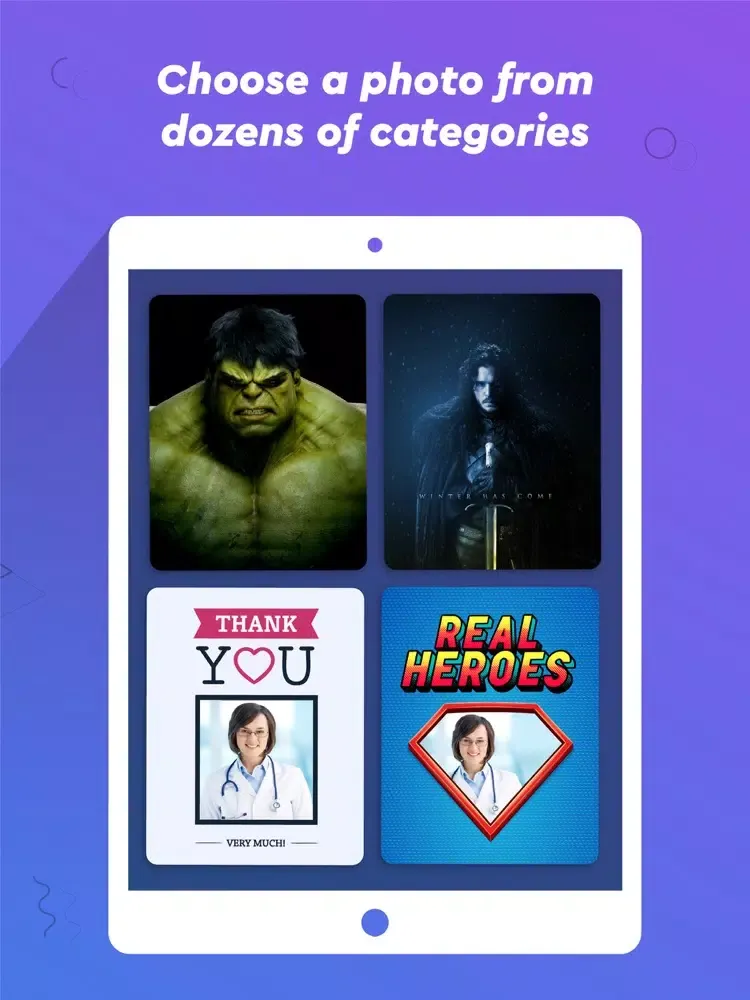 Selfiso: Selfie with Celebrity iPad  Screenshots