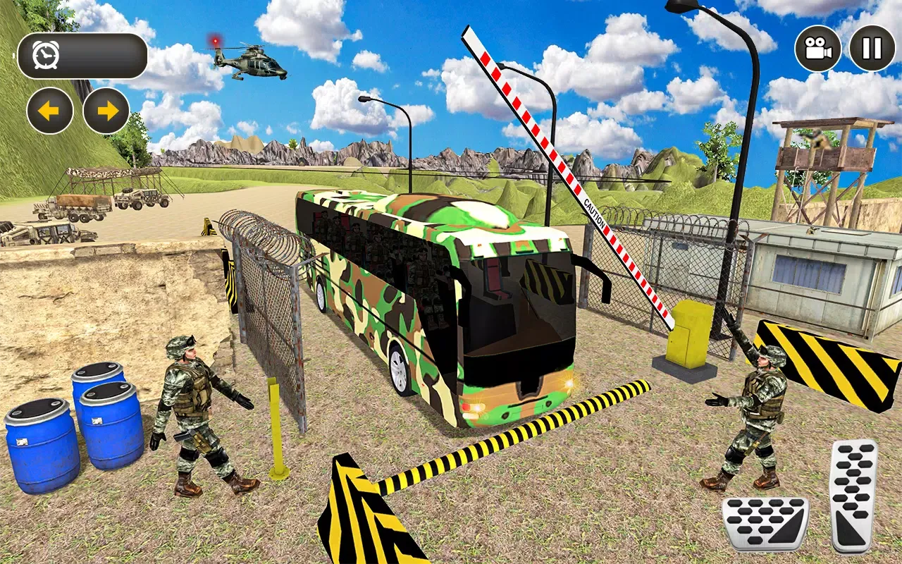Army bus games 3d Army driving スクリーンショット