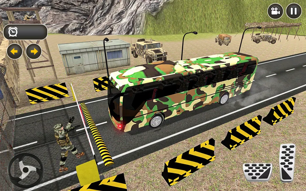 Army bus games 3d Army driving スクリーンショット