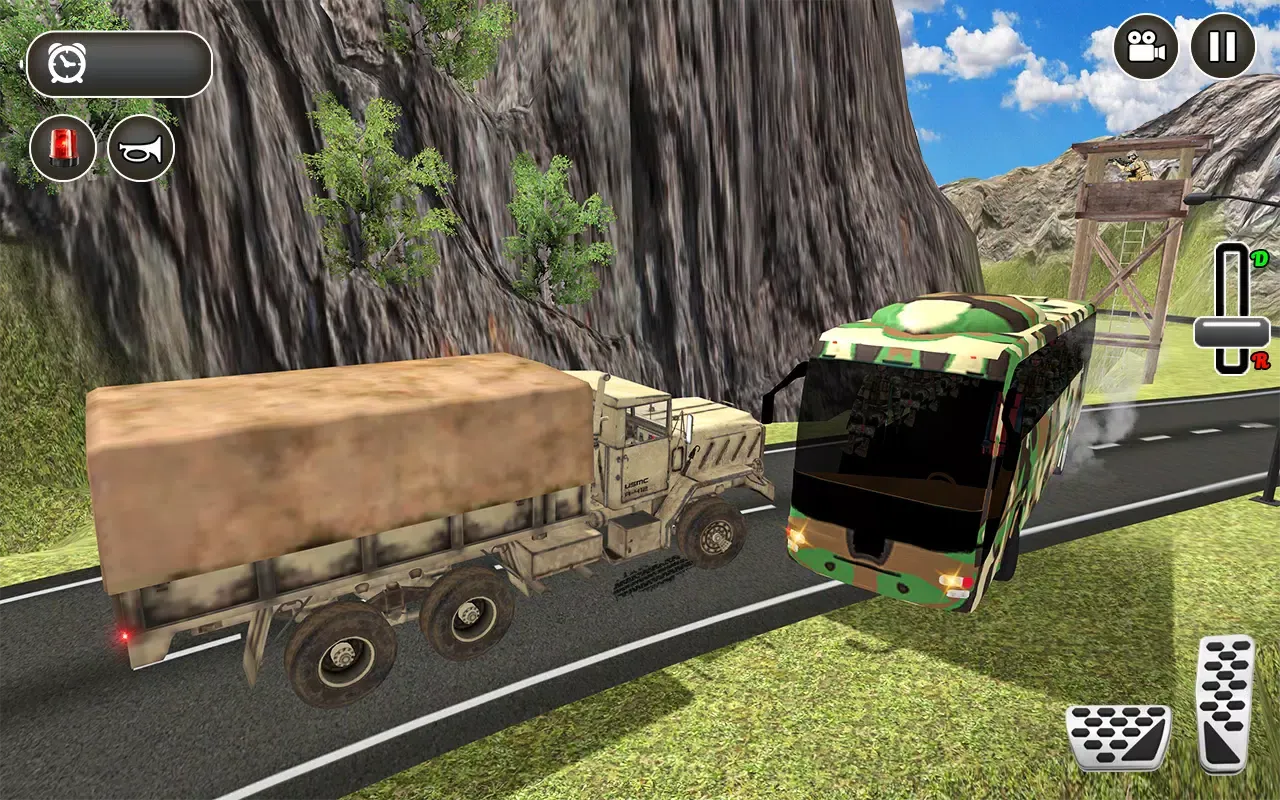 Army bus games 3d Army driving スクリーンショット