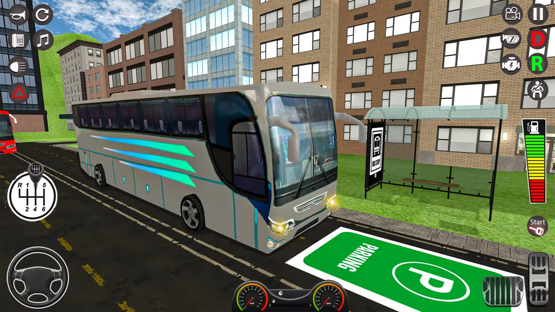 coach bus game :bus simulator应用截图