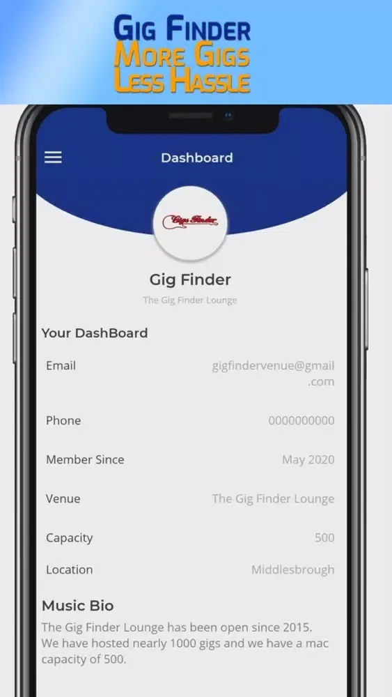 Captures d'écran de Gig Finder - Find new events