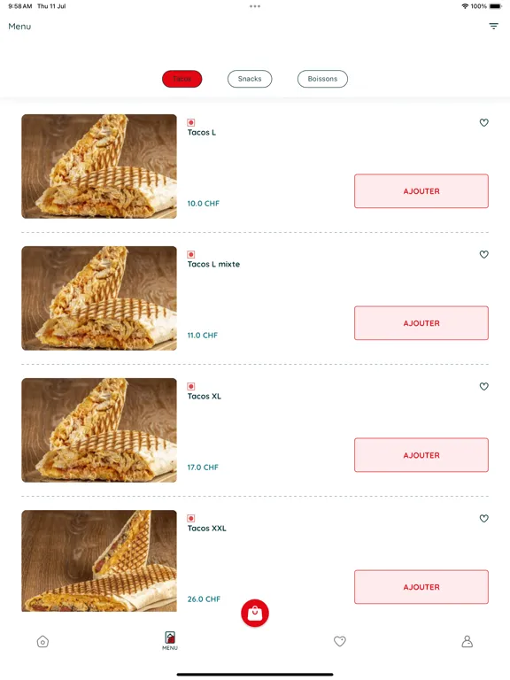 Giga Tacos - Geneva iPad  Screenshots
