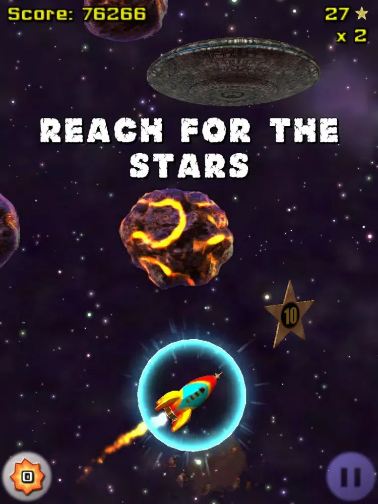 ภาพหน้าจอของ Rock Run : Endless Star Runner iPad 