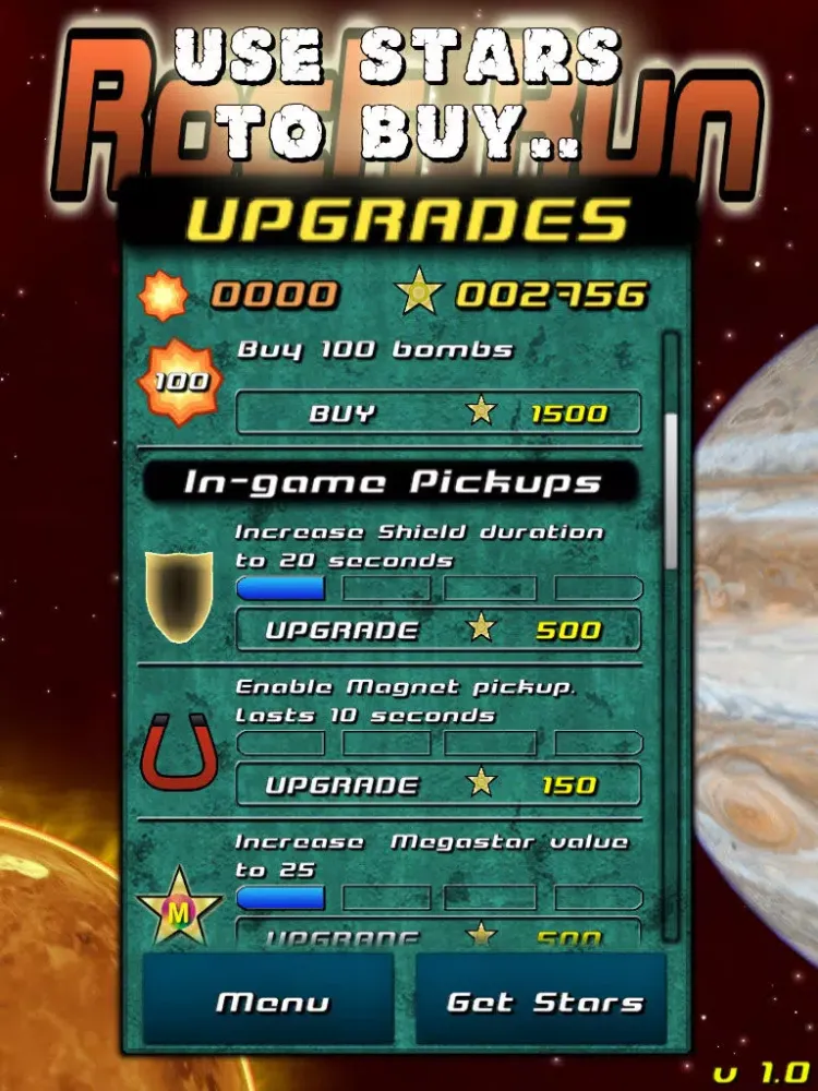 ภาพหน้าจอของ Rock Run : Endless Star Runner iPad 