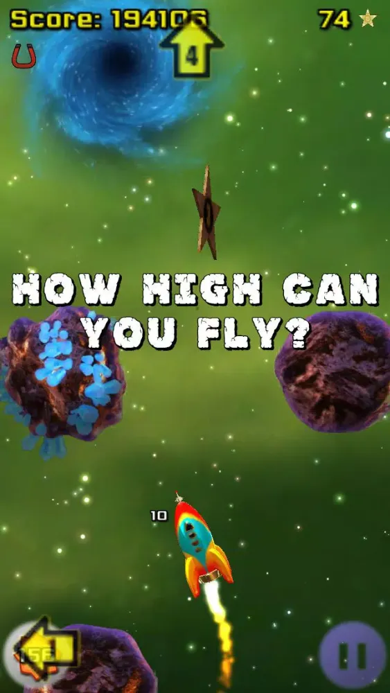 ภาพหน้าจอของ Rock Run : Endless Star Runner