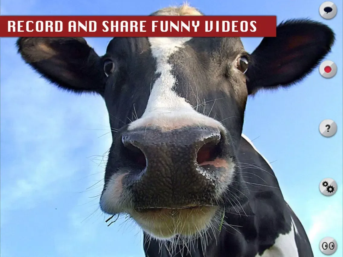 Capturas de tela do Talking Cow iPad 