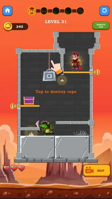 Capturas de pantalla de Hero Rescue - Pull the Pins