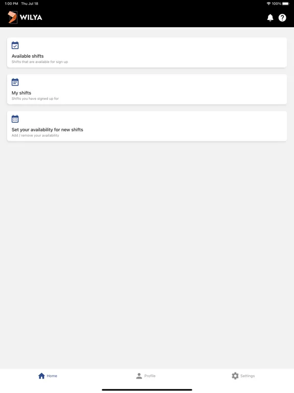 Wilya : formerly Gig and Take iPad  Screenshots