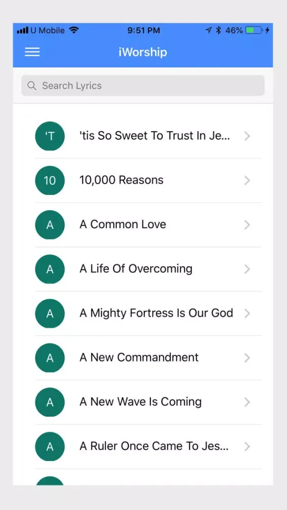 iWorship Screenshots