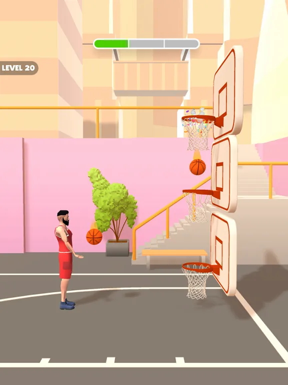 ภาพหน้าจอของ Slap Dunk iPad 