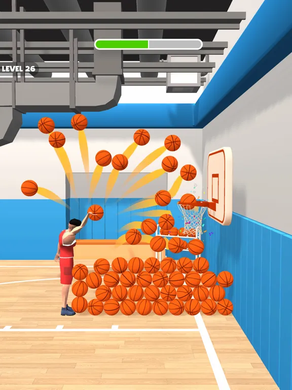ภาพหน้าจอของ Slap Dunk iPad 