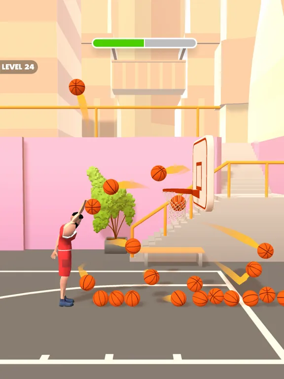 ภาพหน้าจอของ Slap Dunk iPad 
