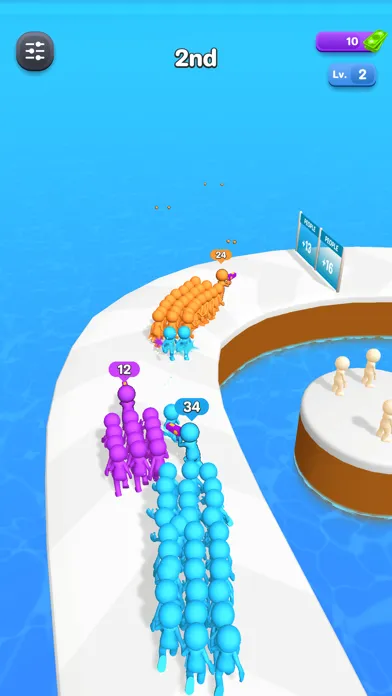 Capturas de tela do Beeline Race