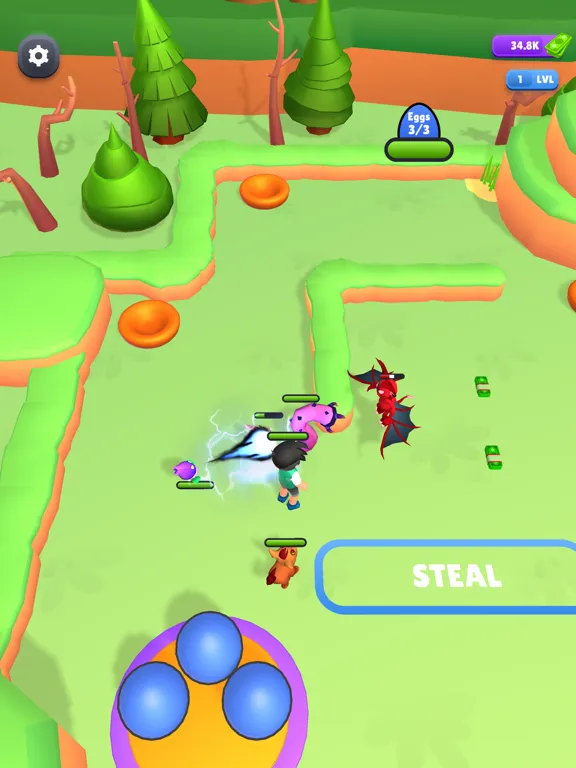 Screenshot di Egg Steal iPad 