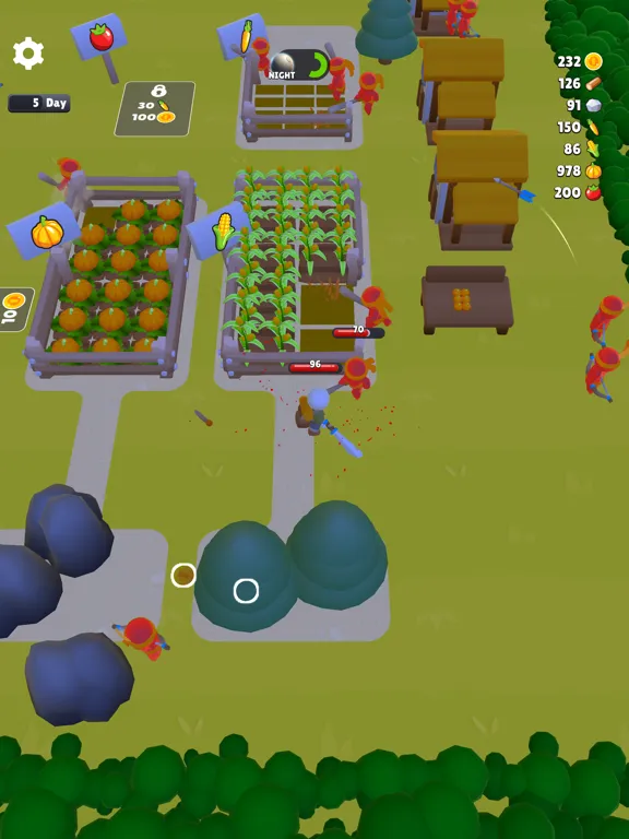 Farming Defense iPad  Screenshots