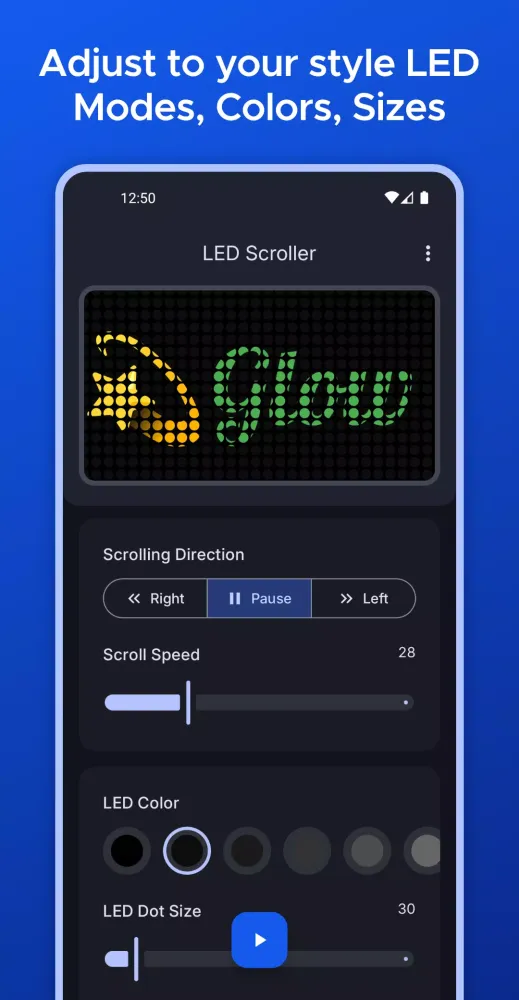LED Scroller Screenshots