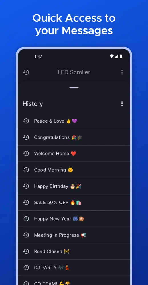 LED Scroller Screenshots