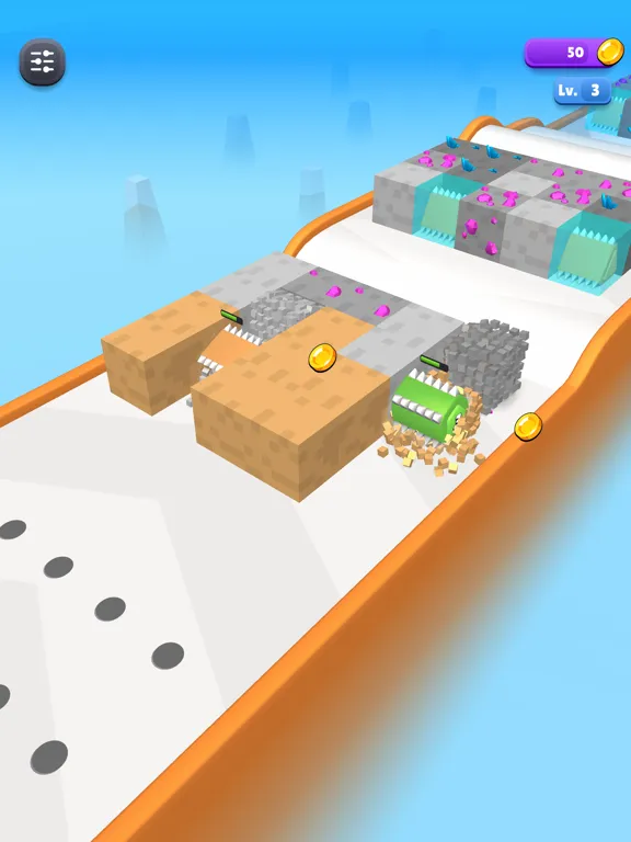 Polygon Miners iPad  Screenshots